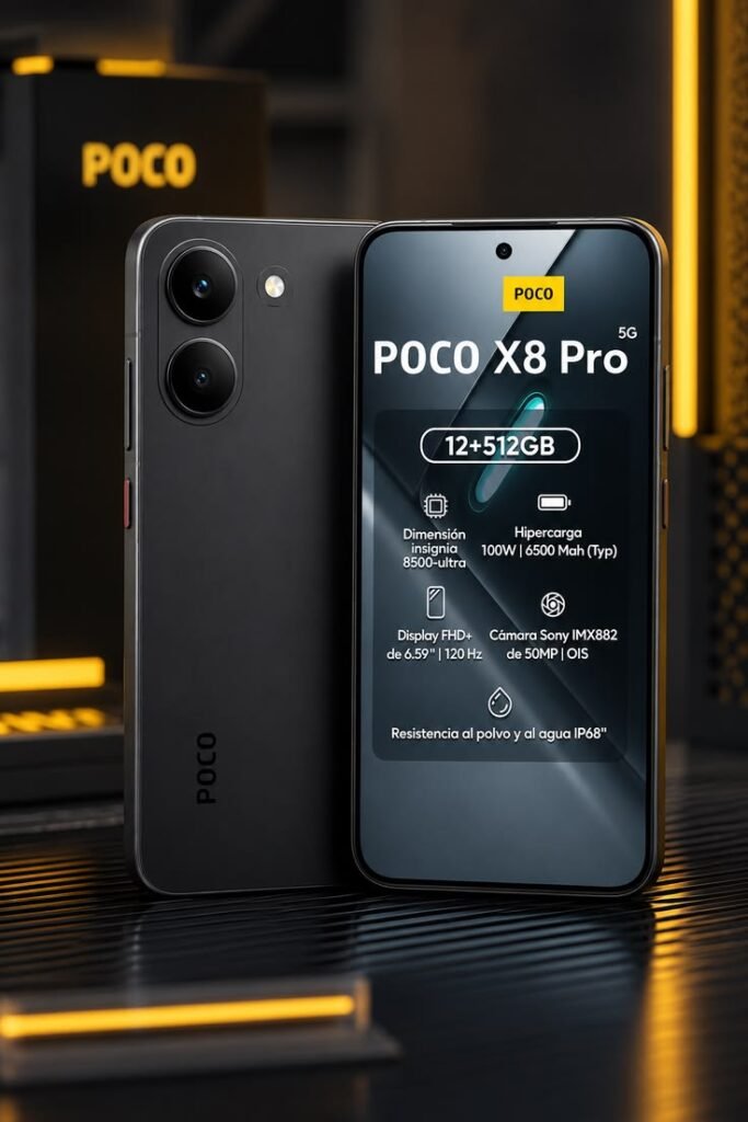 Poco X8 pro, 512 gb, 12 ram, melhor custo benefício