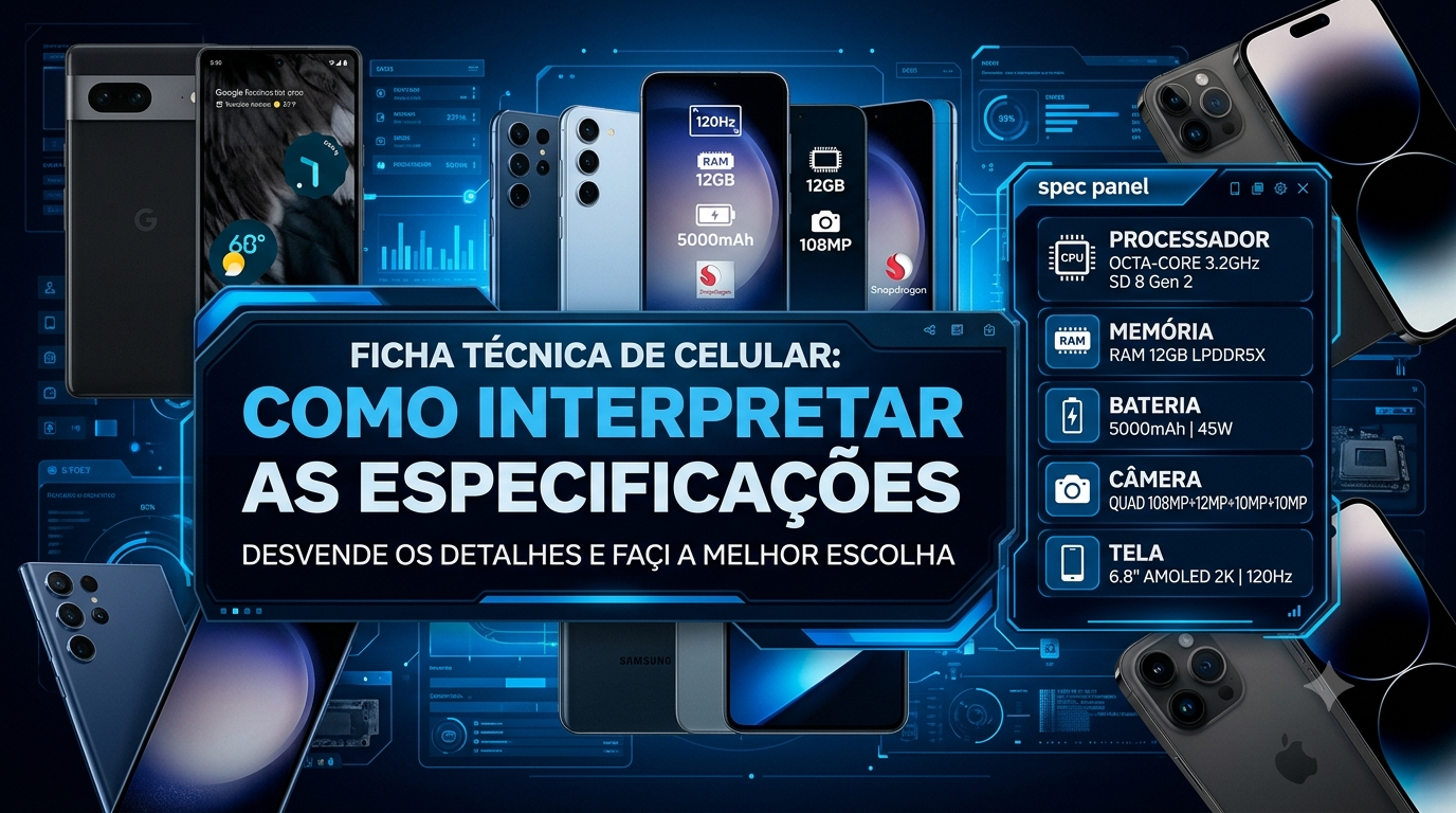 Ficha técnica de celular como interpretar as especificações