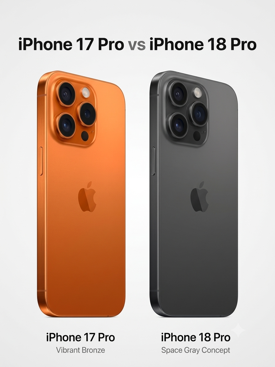 iPhone 18 Pro vs iPhone 17 Pro: comparação de câmera, desempenho, bateria e preço no Brasil