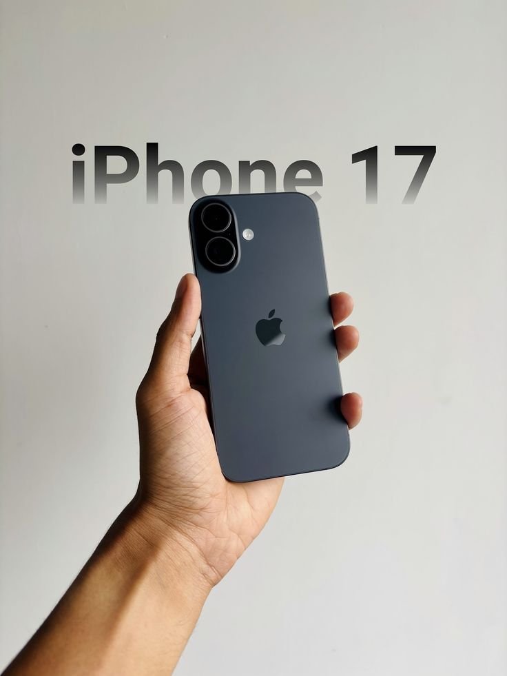 iPhone 17 visto de frente e traseira